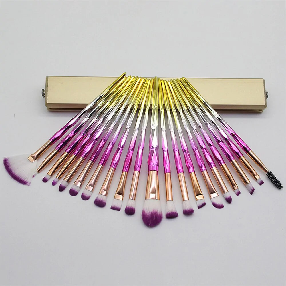 Diamond Makeup Brush Set